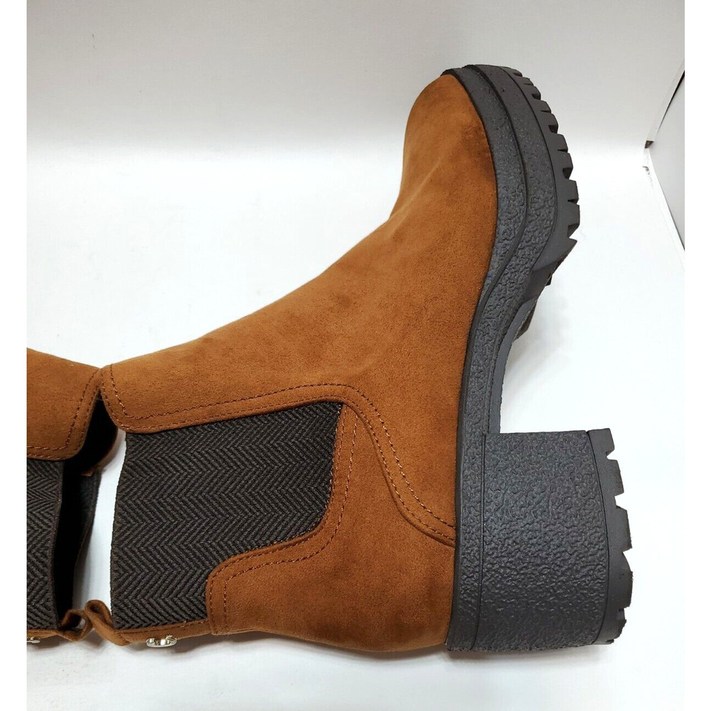 Sam Edelman Boots Womens 9.5M Lug Platform Cumberland Chunky Saddle Brown Circus - Picture 9 of 16